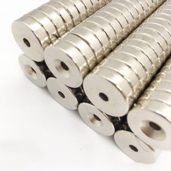 5 viên nam châm D20x4mm - Ni - 1 lỗ