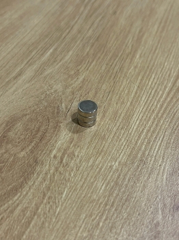 10 viên nam châm D10x10mm - Ni - rãnh