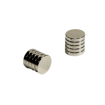 10 viên nam châm tròn D10x2mm - Ni