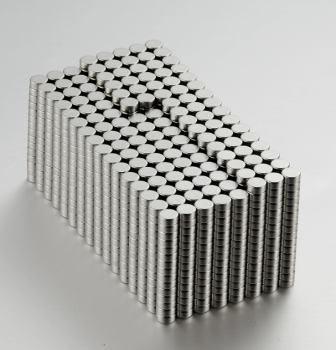 50 viên nam châm tròn D6x2mm - Zn